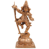 Handcrafted Panchaloha Ganesh with sugar cane Idol, Bronze Siddhi Vinayaka idol, Ganpati, Ekadanta, Chola Style Pillaiyar Murti for Home & Temple,Gold, 9 Inch, 1 Piece
