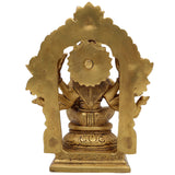 Brass Varaha Lakshmi Idol, Varaha Swamy with Bhudevi Statue | Varaha Lakshmi Ji Murti for Home Decor Gold, 7.5 Inch, 1 Piece