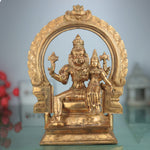 Handcrafted Panchaloha Lakshmi Narasimha Idol