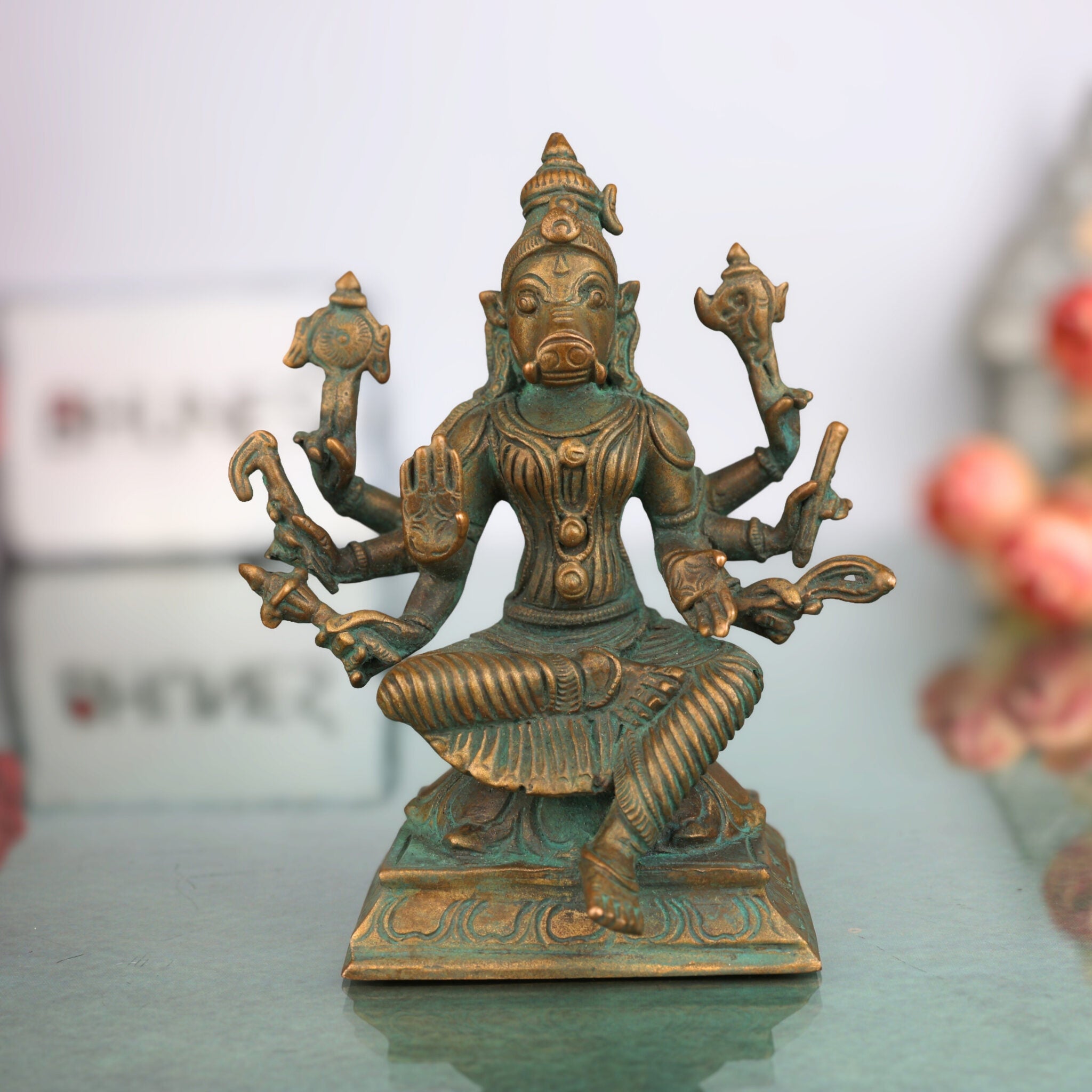 Bronze Panchaloha Varahi Amman Idol