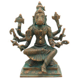 Bronze Panchaloha Varahi Amman Idol – Handcrafted Chola Art Varahi Devi | Varahi Mata | Ashta Matrika Varahi Shakti Statue,Brown, 4.5 Inch, 1 Piece