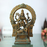 Handcrafted Panchaloha Bronze Durga Devi Idol – Mahishasura Mardini, Simhavahini Shakti, Navadurga Sculpture for Pooja & Temple