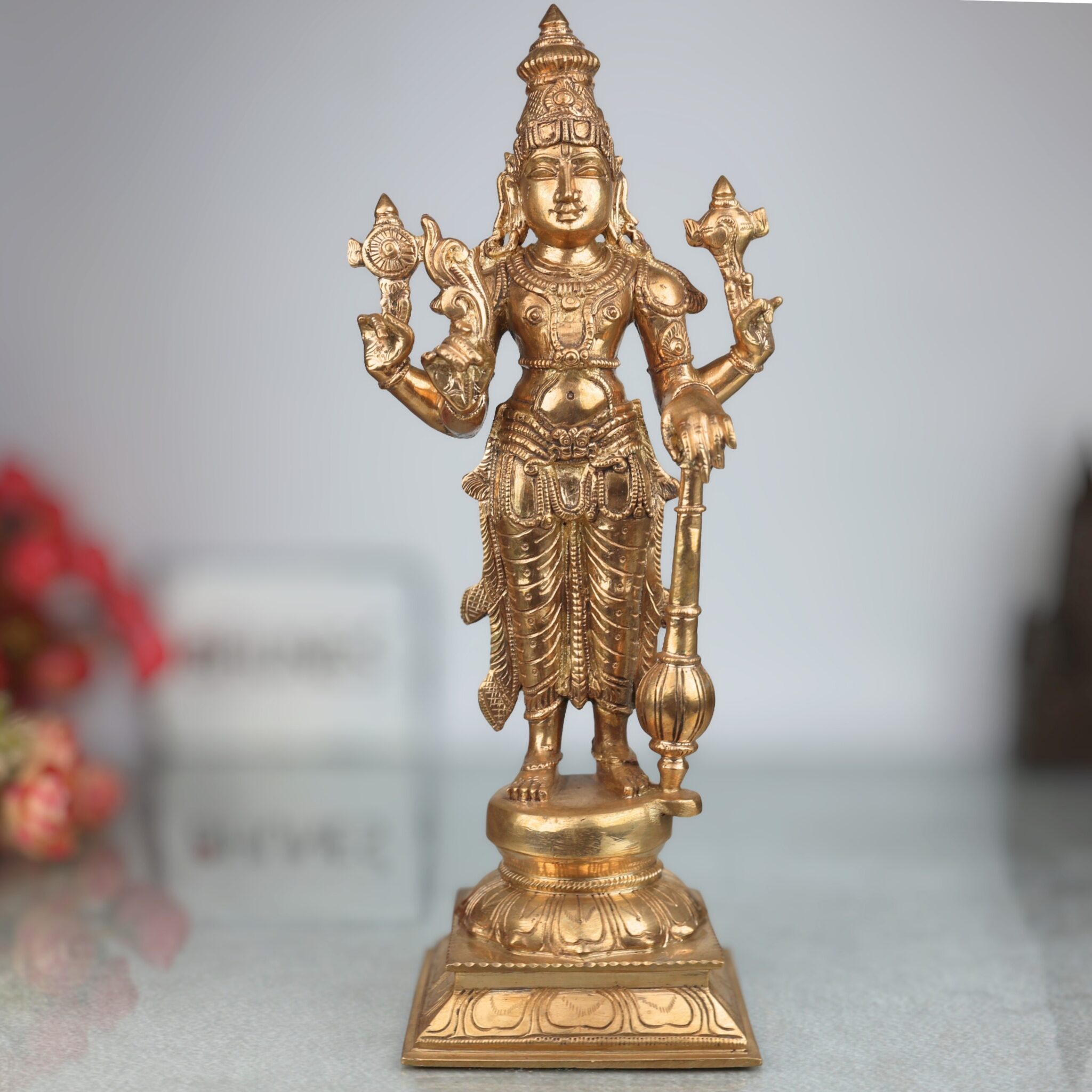 Bronze Panchaloha Venkateshwara Vishnu Idol