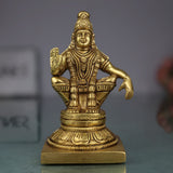 Brass Lord Murugan Idol – Kartikeya, Skanda, Subramanya, Shanmukha, Kumara Swamy, Vel Murugan Statue for Pooja, Home Temple & Decor