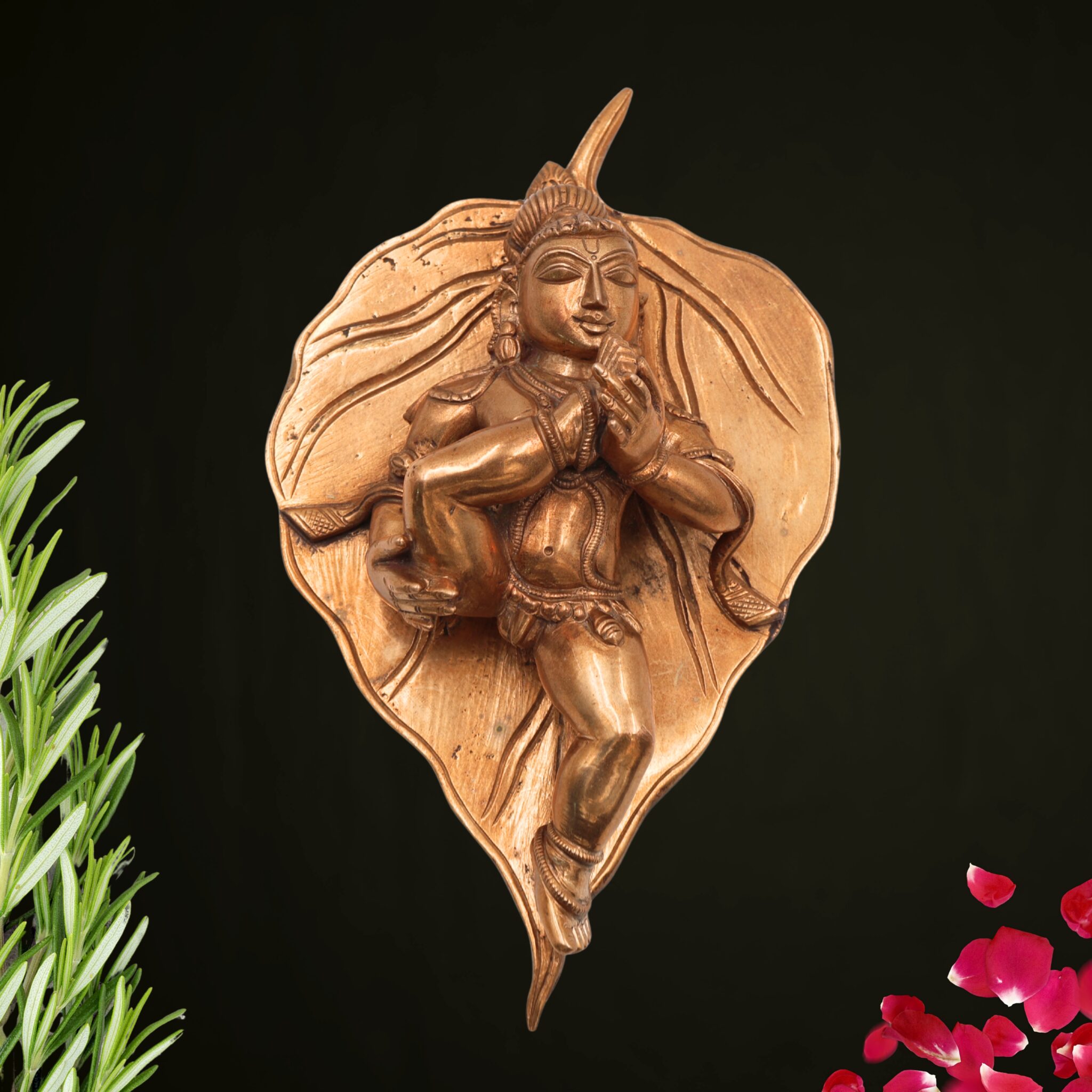 Bala Krishna on Leaf Idol
