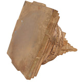 Panchaloha Bronze Shree Yantra Maha Meru Sri Chakra Meru Chakra Rajarajeshwari Laxmi Kubera Yantra for Wealth Health Prosperity – Handmade Chola Art,Gold, 4 Inch, 1 Piece