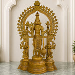  Vishnu Idol with Hanuman, Garuda Idol