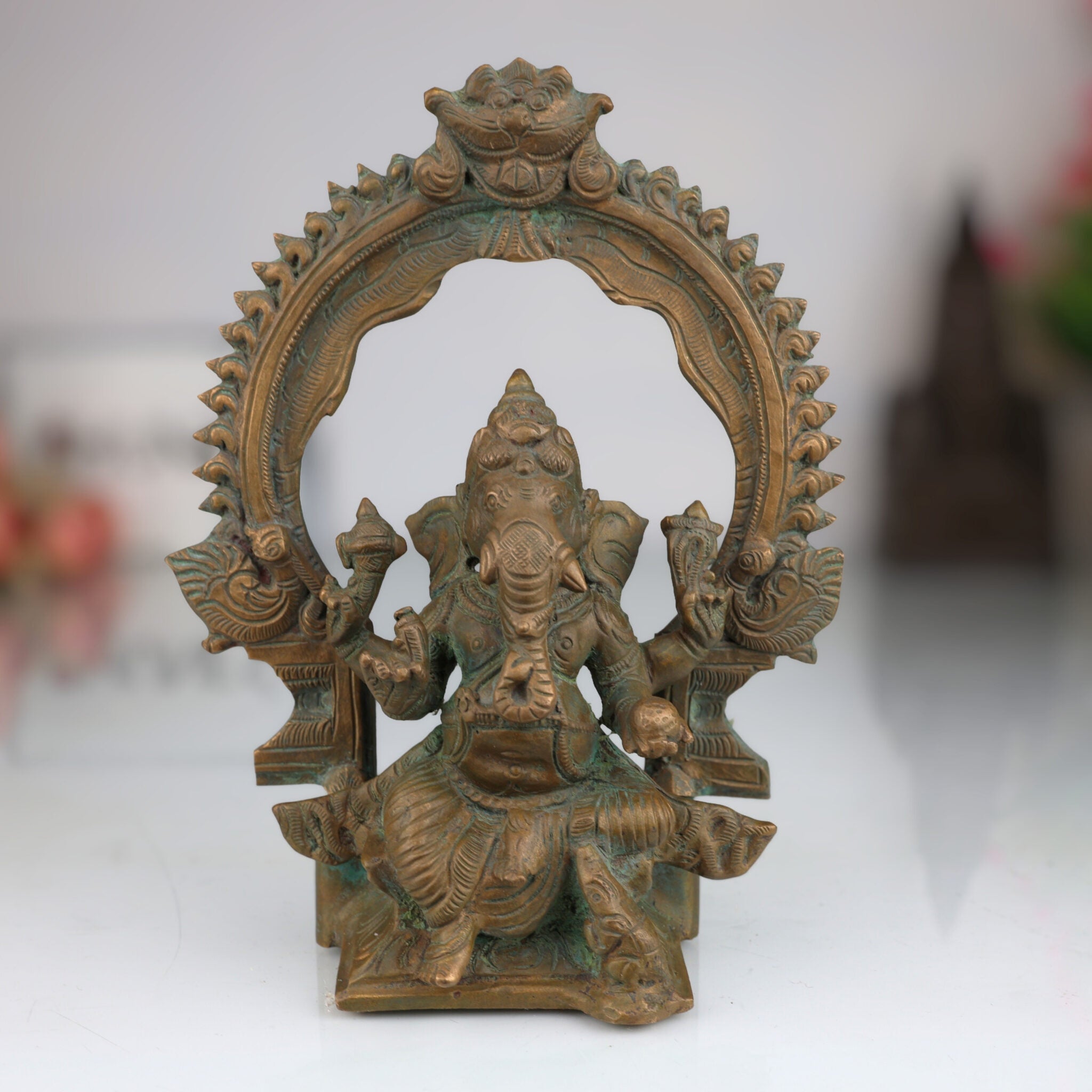 Panchaloha Bronze Ganesha Idol