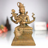 Handcrafted Panchaloha Somaskanda Idol