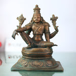 Handmade Bronze Vishnu Idol | Panchaloha Vishnu Murti | Chola Art Narayana, Govinda, Venkateswara Statue for Temple & Home Pooja