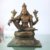 Handmade Bronze Vishnu Idol | Panchaloha Vishnu Murti | Chola Art Narayana, Govinda, Venkateswara Statue for Temple & Home Pooja