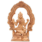 Handmade Bronze Balambika Idol | Panchaloha Balaambike Murti | Bala Tripurasundari Statue for Temple, Puja & Home Decor,Brown, 7 Inch, 1 Piece