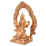 Handmade Bronze Balambika Idol | Panchaloha Balaambike Murti | Bala Tripurasundari Statue for Temple, Puja & Home Decor,Brown, 7 Inch, 1 Piece