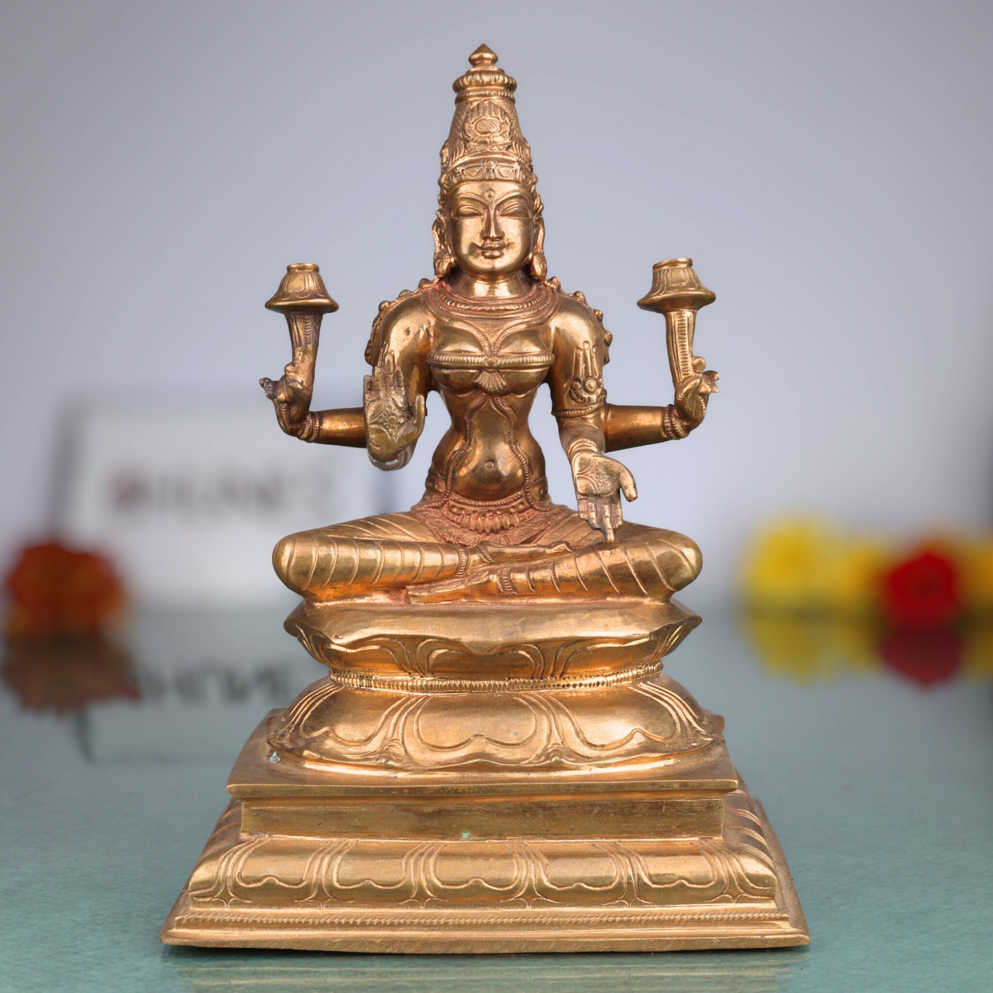 Handcrafted Bronze Mahalakshmi