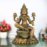 Handcrafted Panchaloha Lakshmi Idol