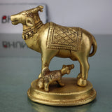 Brass Kamadhenu Idol