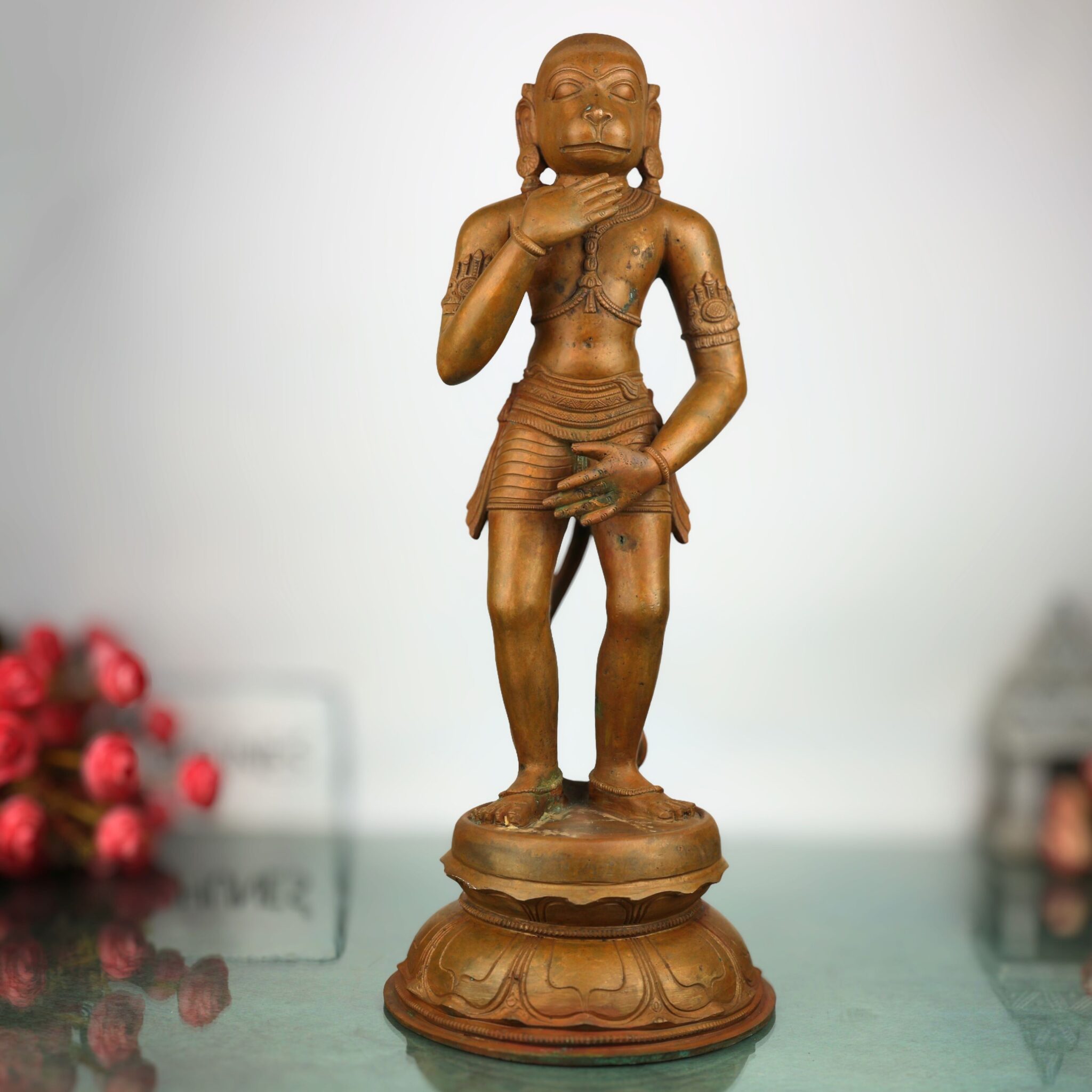 Handmade Panchaloha Hanuman Idol