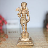 Bronze Aiyanar Dharma Shasta Idol