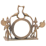 Bhunes Brass Dogra Art, Photo Frame, Prabhavali,Brown, 7 Inch, 1 Piece