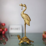 Brass Hamsa Swan Idol