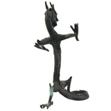 Brass Dragon Idol – Naga, Sarpa, Naag, Shesha, Vasuki, Airavata Mythical Serpent Figurine for Home & Temple Decor,Brown, 9.5 Inch, 1 Piece