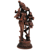 Copper Varaha Lakshmi Idol, Tamra Varaha Bhagwati Murti, Varahi Lakshmi Statue, Bhudevi Varaha Pooja Vigraham, Handcrafted Home Temple Decor,Brown, 3 Inch, 1 Piece