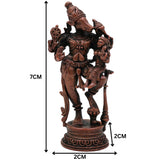 Copper Varaha Lakshmi Idol, Tamra Varaha Bhagwati Murti, Varahi Lakshmi Statue, Bhudevi Varaha Pooja Vigraham, Handcrafted Home Temple Decor,Brown, 3 Inch, 1 Piece