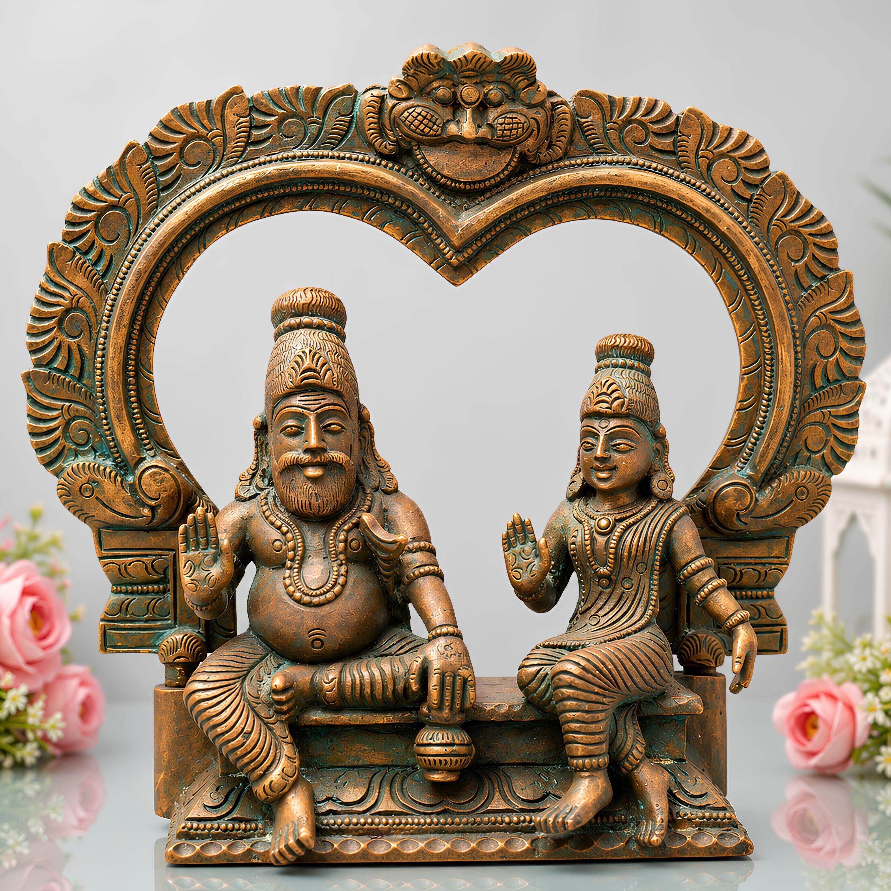 Panchaloha Agastya Rishi and Lopamudra