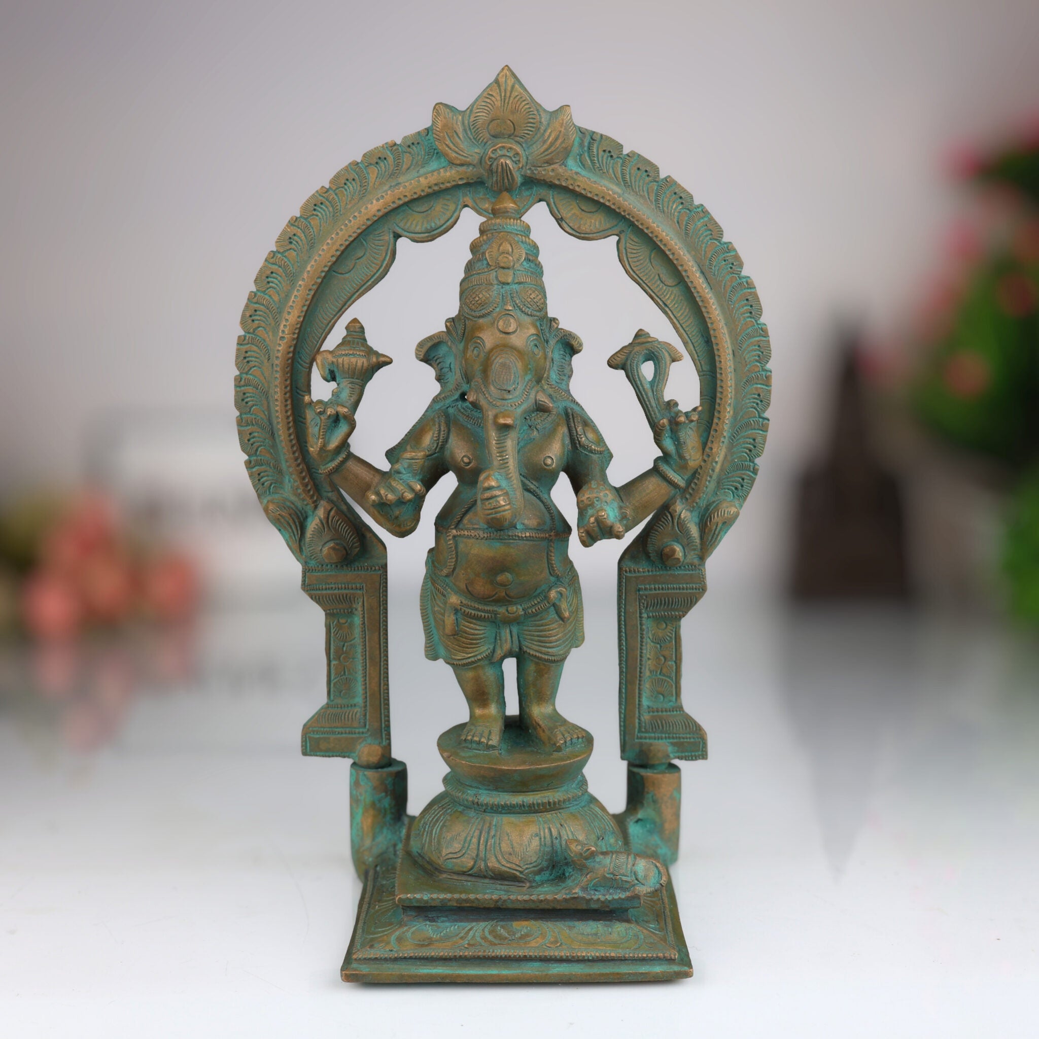 Panchaloha Bronze Ganesha Idol