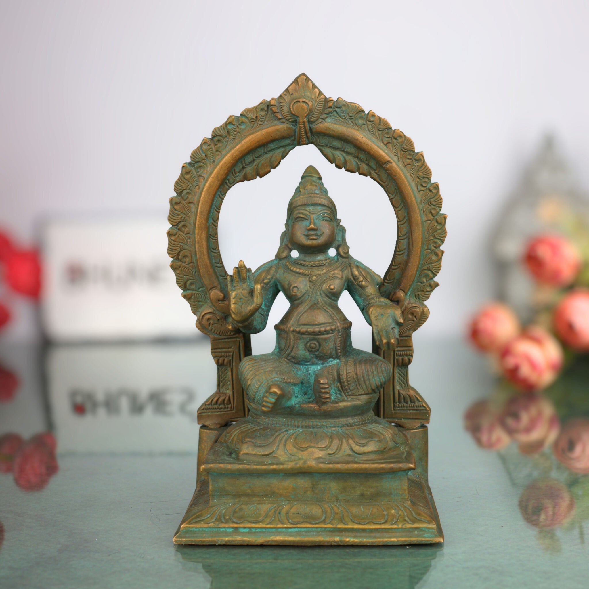 Handcrafted Panchaloha Bronze Kubera Idol