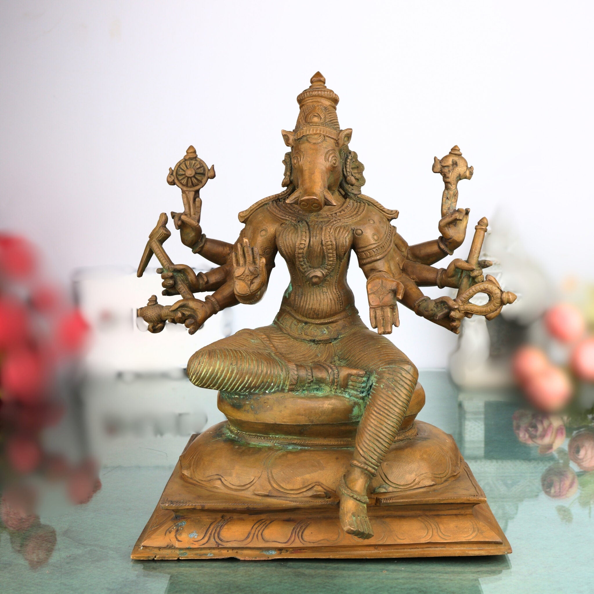 Handcrafted Bronze Varahi Devi Idol