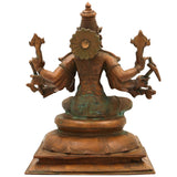 Handcrafted Bronze Varahi Devi Idol | Panchaloha Varahi Amman Statue | South India Art, Spiritual Hindu Goddess Sculpture,Brown, 11 Inch, 1 Piece