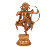 Handmade Bronze Kurukulla Devi Idol | Red Tara (Raktatara) in Panchaloha | Shakti Akarshana Yogini Sculpture for Tantra & Pooja,Gold, 10 Inch, 1 Piece