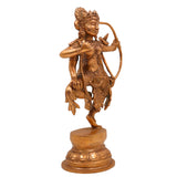 Handmade Bronze Kurukulla Devi Idol | Red Tara (Raktatara) in Panchaloha | Shakti Akarshana Yogini Sculpture for Tantra & Pooja,Gold, 10 Inch, 1 Piece