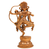 Handmade Bronze Kurukulla Devi Idol | Red Tara (Raktatara) in Panchaloha | Shakti Akarshana Yogini Sculpture for Tantra & Pooja,Gold, 10 Inch, 1 Piece