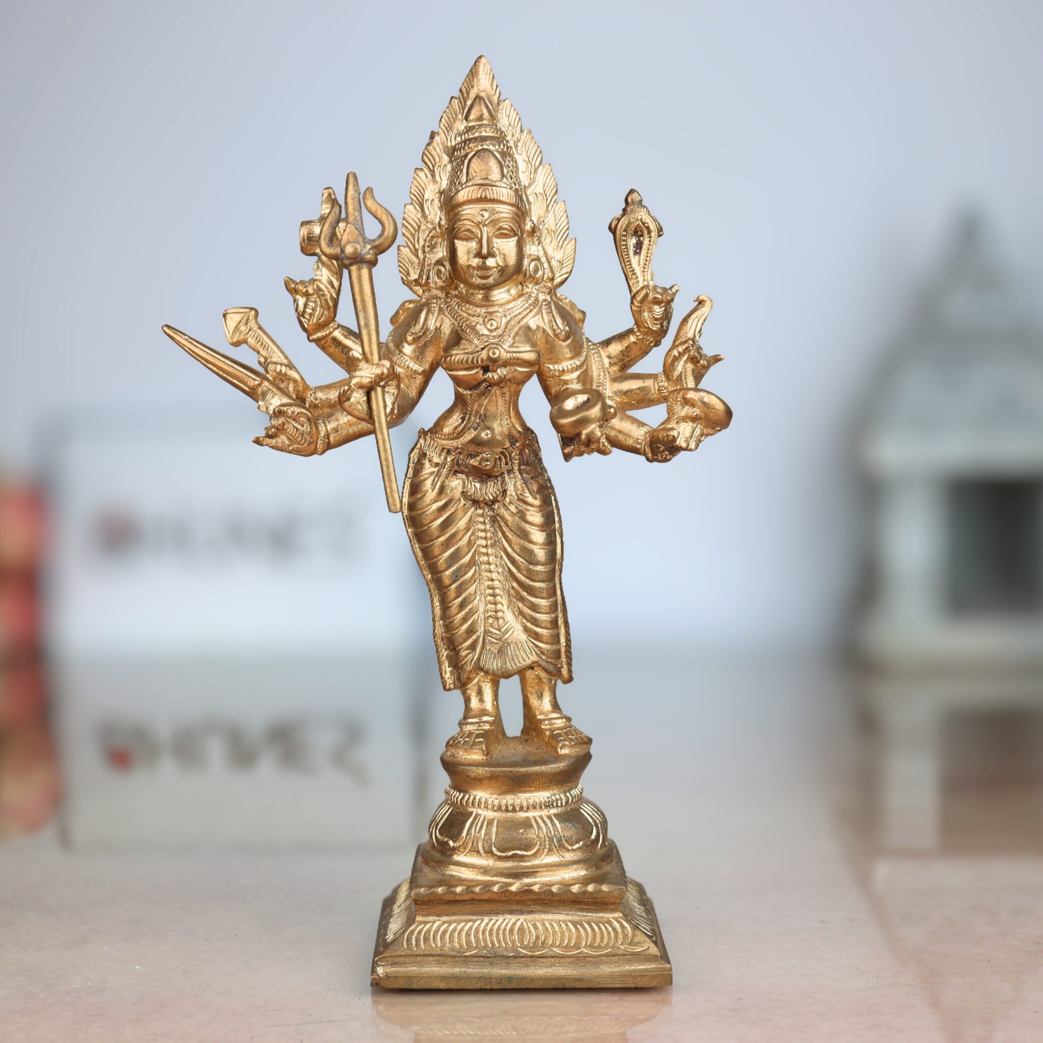 Handcrafted Bronze Mariamman / Mariyamma Panchaloha Idol
