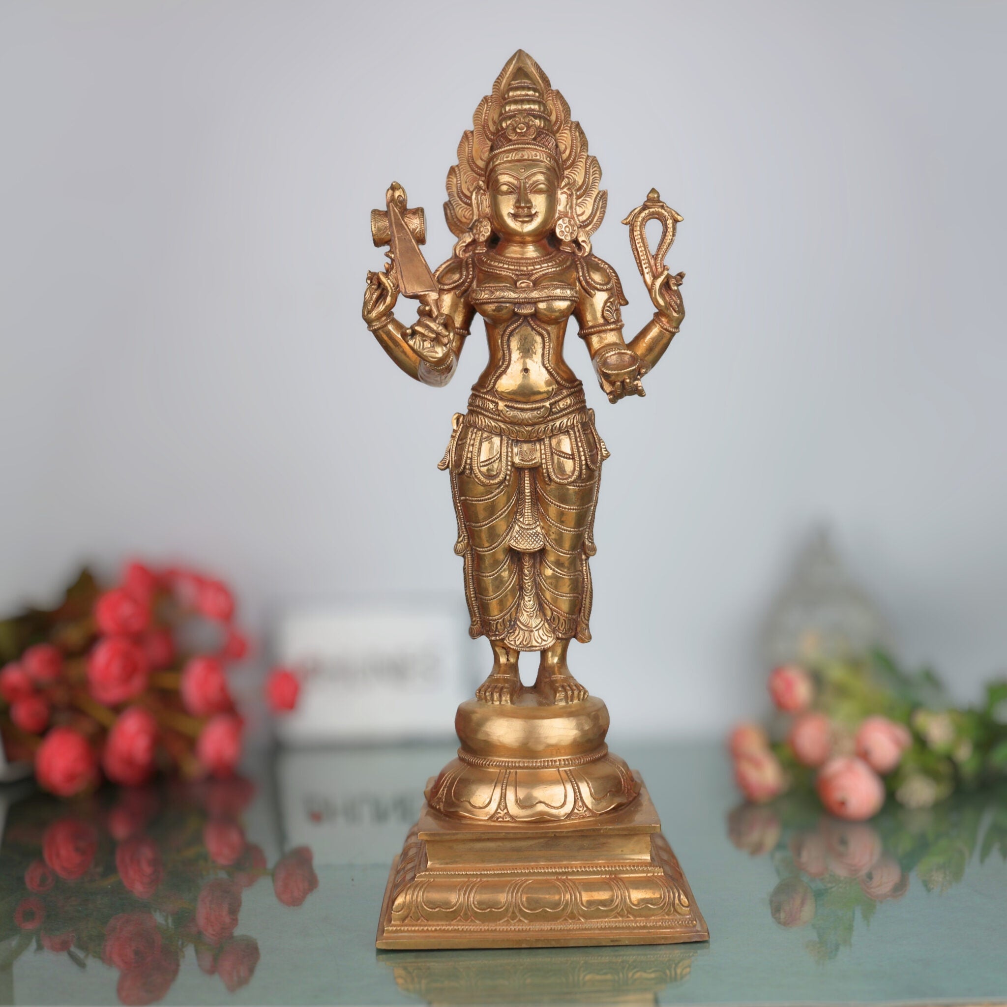 Handcrafted Bronze Mariamman Idol