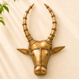 Bronze Nandi Face Wall Hanging Idol 