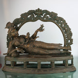 Bronze Feeding Yashoda with Baby Krishna Idol