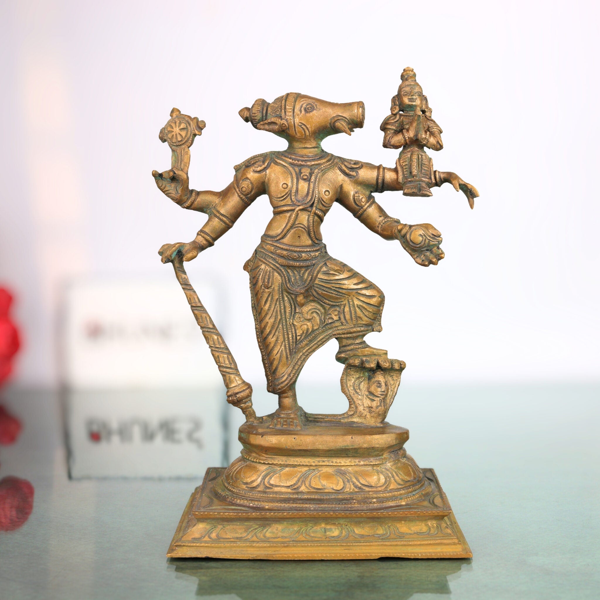 Varaha Swamy with Bhudevi Idol