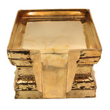 Brass Abhishek Patra for Shiva Lingam | Pital Somasutra Peetam Abhishekam Plate for Puja, Temple, Moorti & Vigraha Rituals,Gold, 6 Inch, 1 Piece