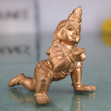 Handcrafted Bronze Laddu Gopal Idol