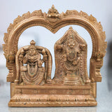 Bronze Venkateswara Balaji Idol with Prabhavali & Peetam