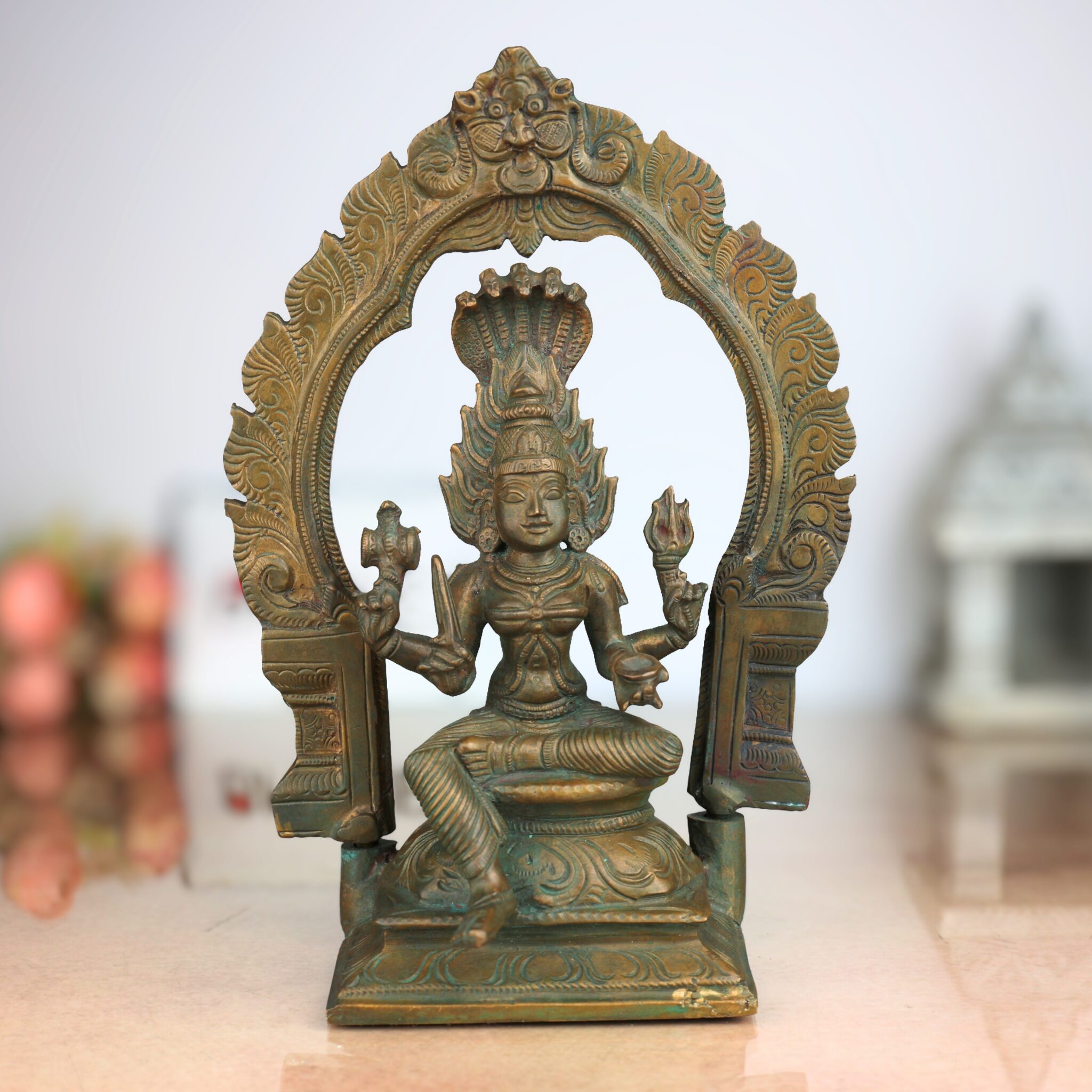Handcrafted Bronze Mariyamman Idol