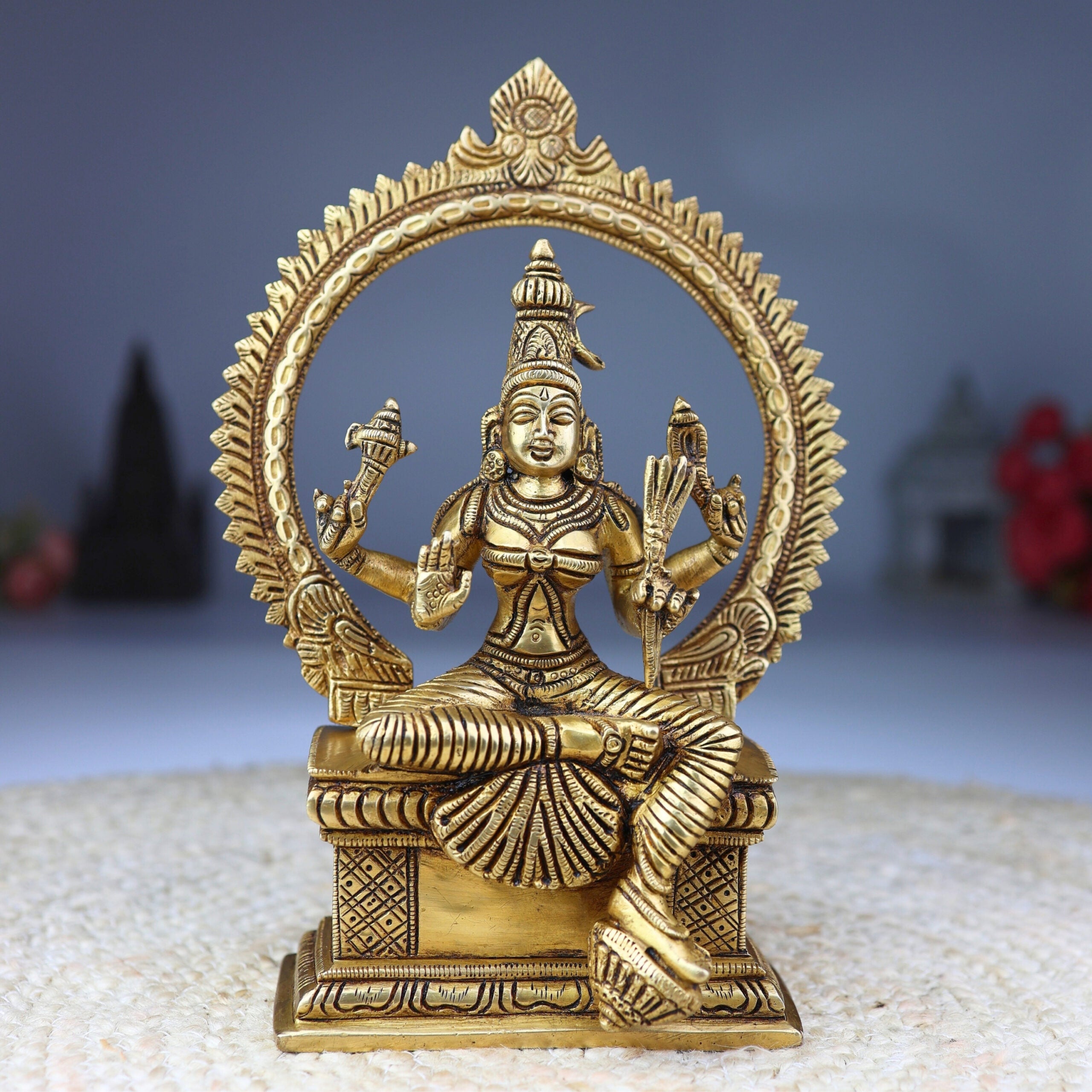 Brass Rajarajeshwari Tripura Sundari Lalita
