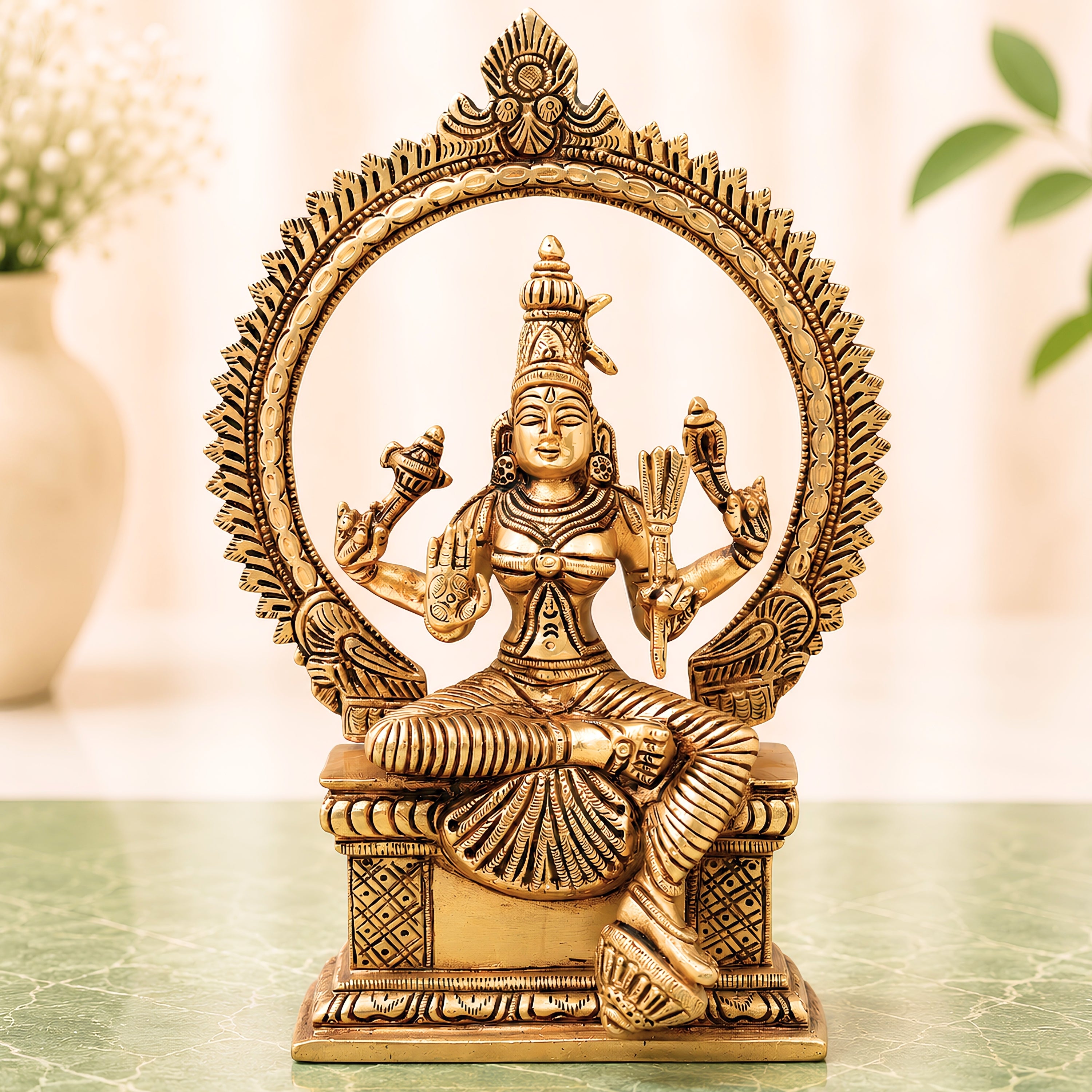 Brass Rajarajeshvari Devi