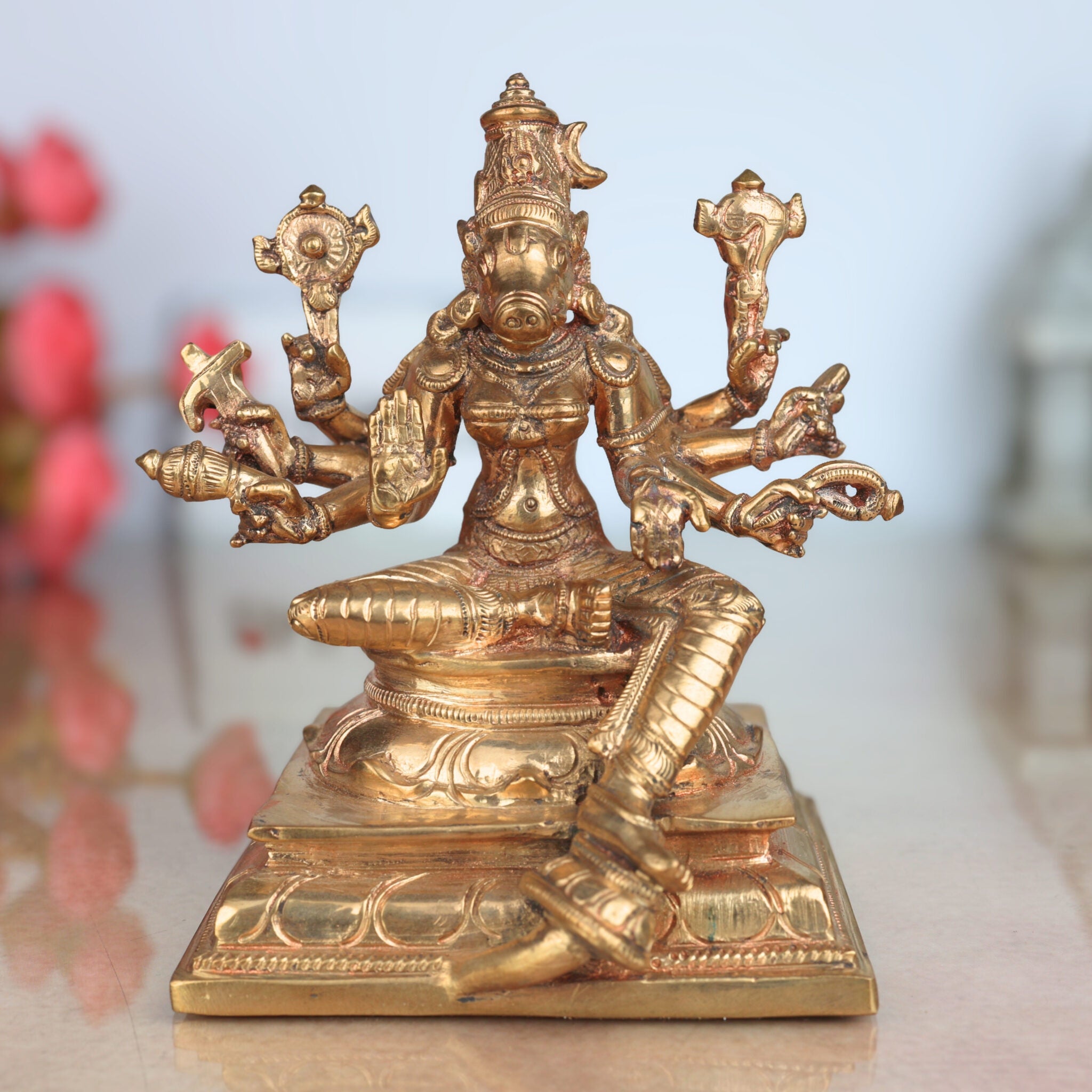 Handmade Bronze Varahi Idol