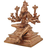 Handmade Bronze Varahi Idol | Authentic Panchaloha Varahi Murti | Traditional South Indian Goddess Sculpture,Gold, 6 Inch, 1 Piece