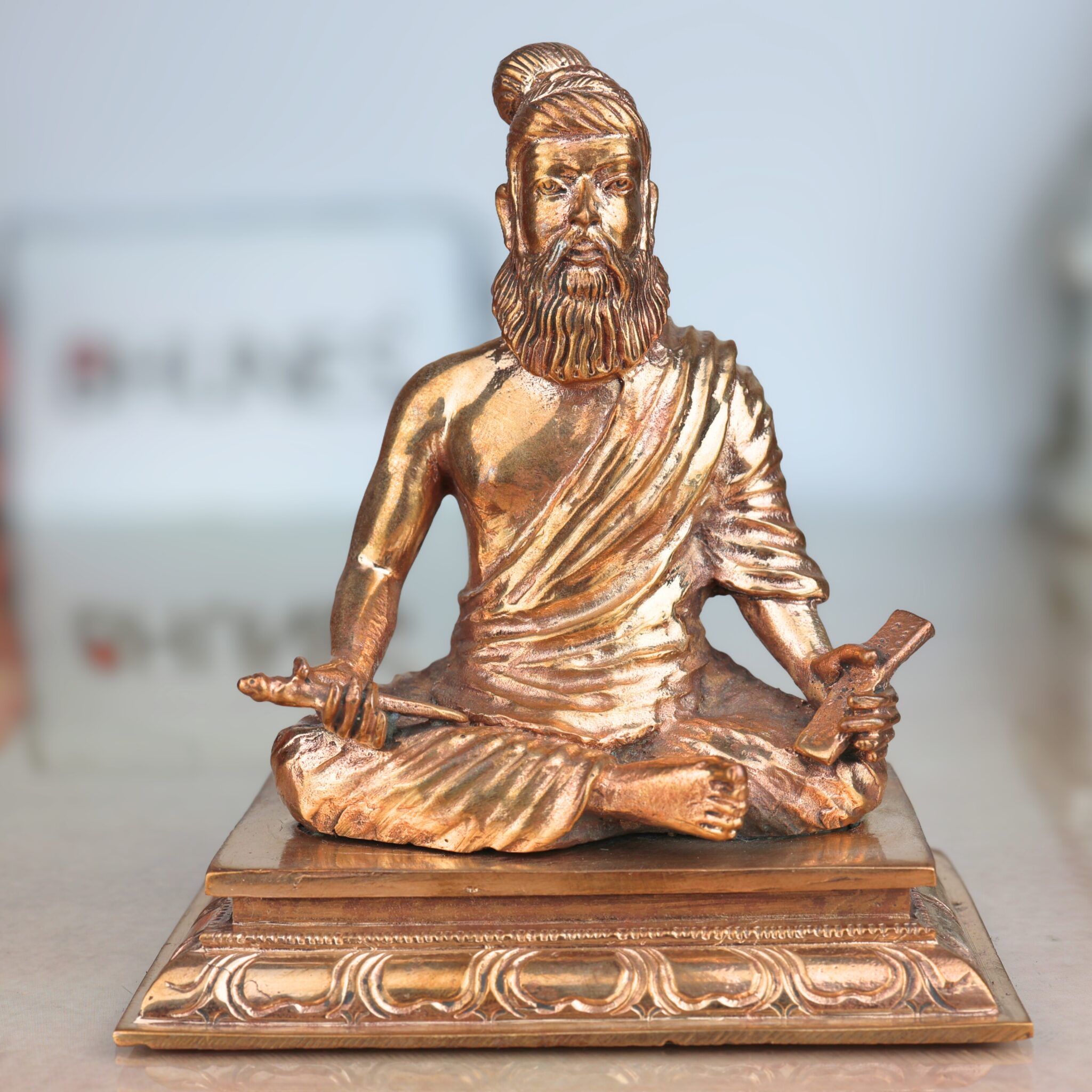 Handmade Bronze Thiruvalluvar Idol