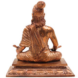 Handmade Bronze Thiruvalluvar Idol | Panchaloha Valluvar Statue | Traditional Tamil Poet Sculpture | Authentic South Indian Panchadhatu Murti,Gold, 5 Inch, 1 Piece